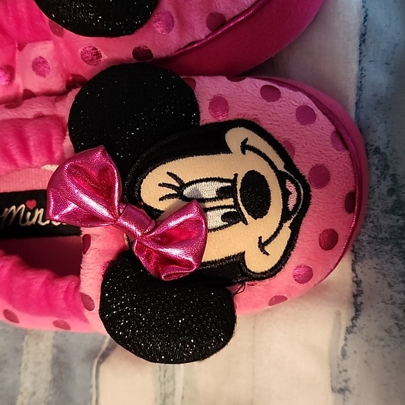 Minnie mouse slippers size L9/10 by Disney - Picture 6 of 7